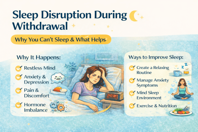 Sleep disruption during withdrawal explained